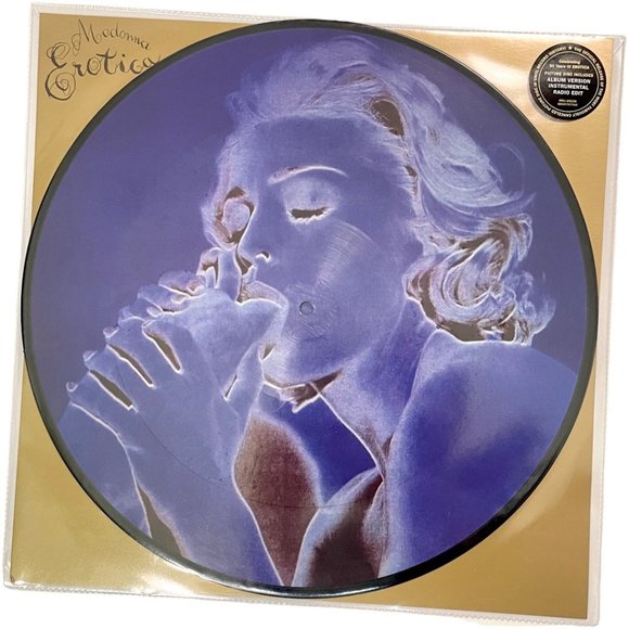 🆕 MADONNA ~ EROTICA 30th ANNIVERSARY LIMITED EDITION 12” PICTURE DISC RECORD - Picture 1 of 3